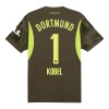 Camiseta de fútbol Portero Borussia Dortmund Kobel 1 Segunda Equipación 2024-25 - Hombre